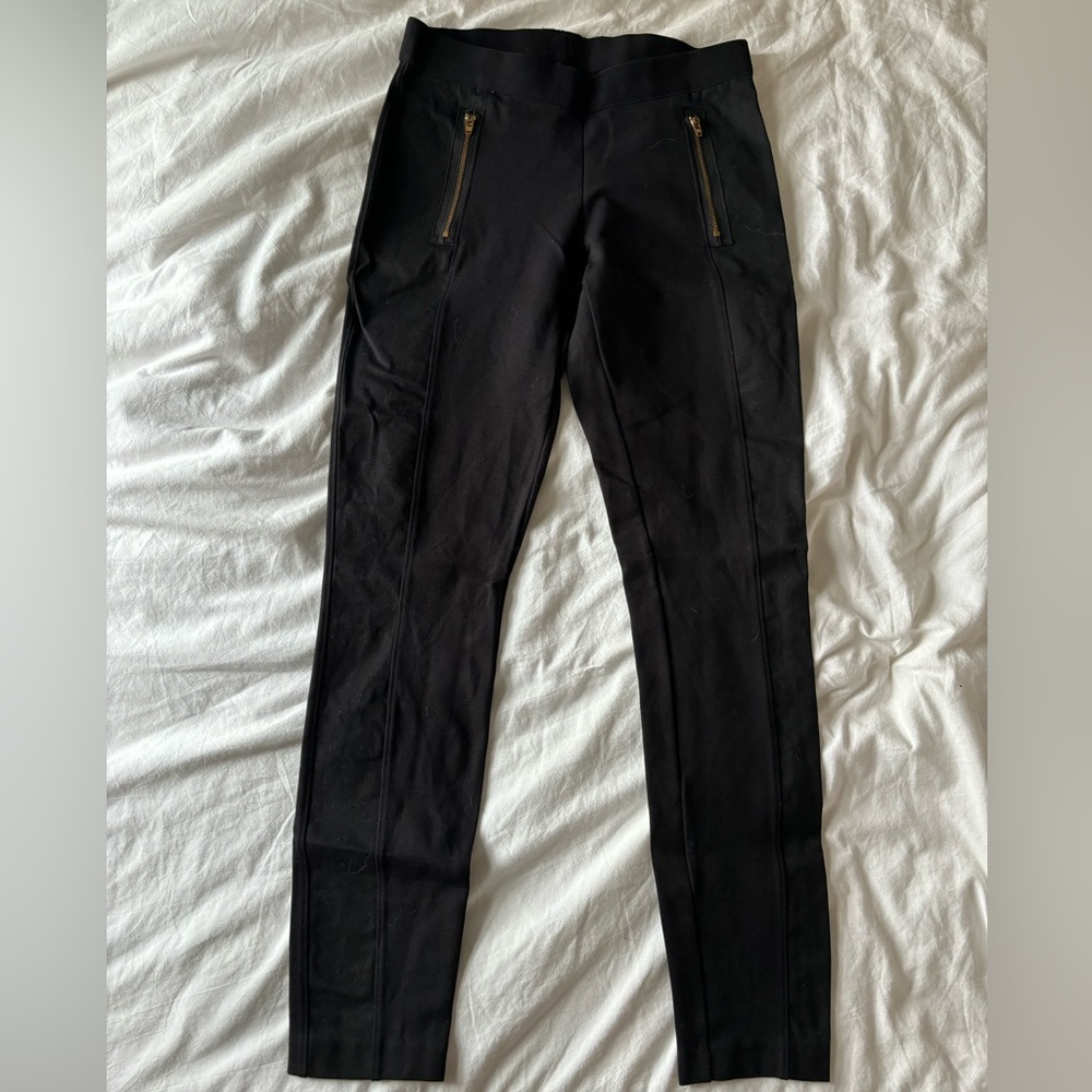 J. Crew Black High-Rise Trousers